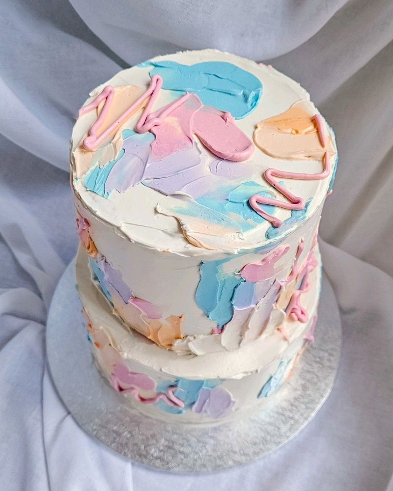 Watercolor Cake