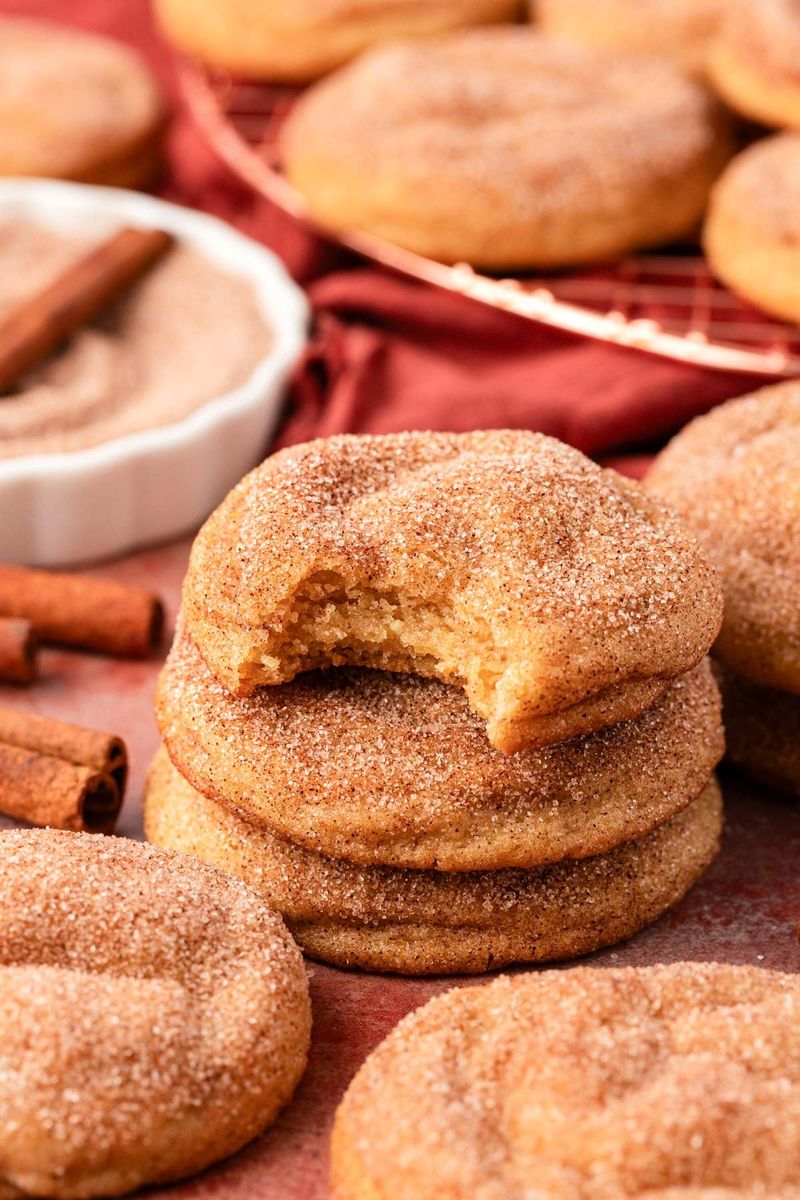 Chewy Snickerdoodle Cookies
