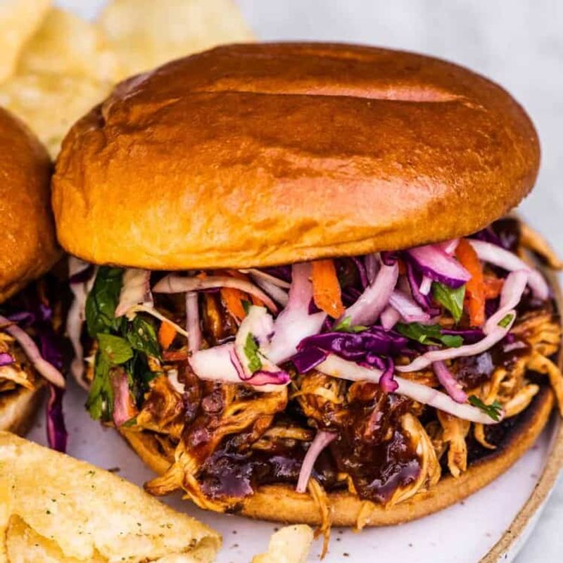 Roast Chicken Crisp and Coleslaw Sub