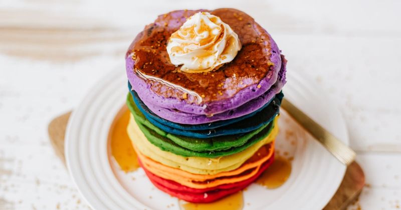 Rainbow Pancakes