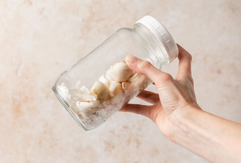 Peel Garlic Instantly by Shaking It in a Jar