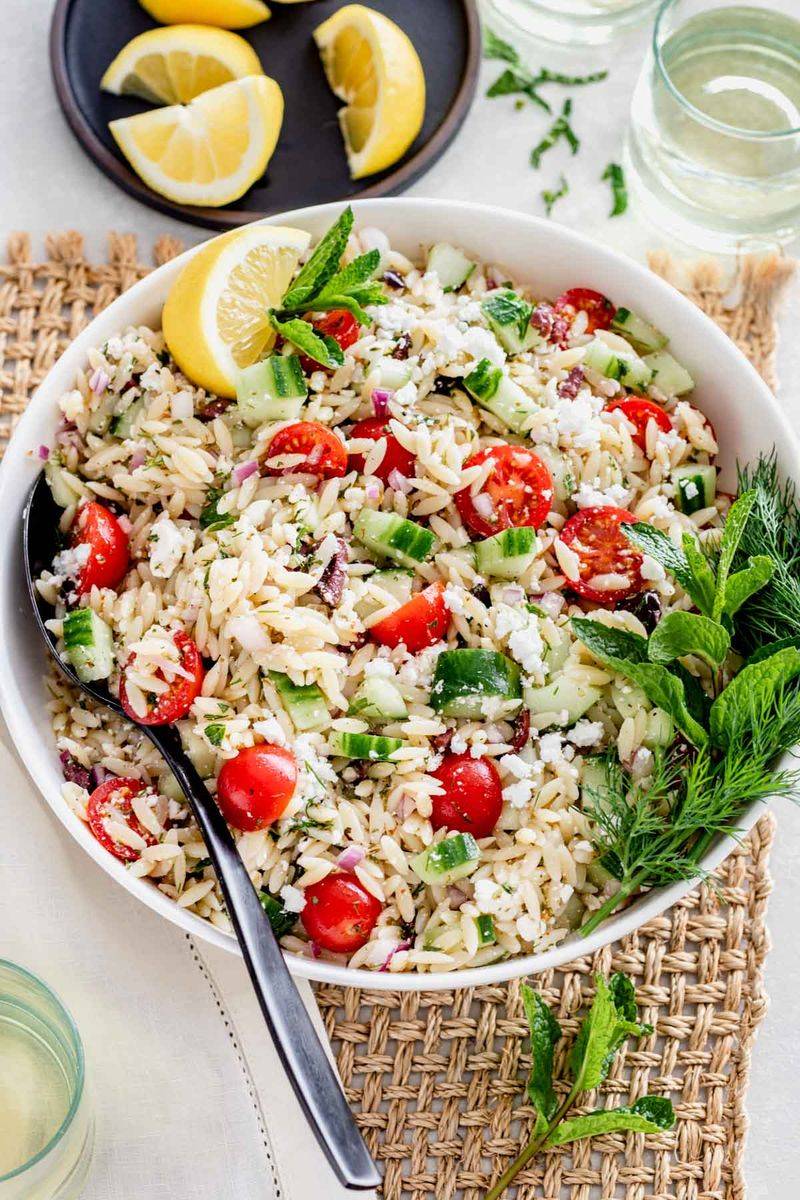 Lemon Orzo Salad