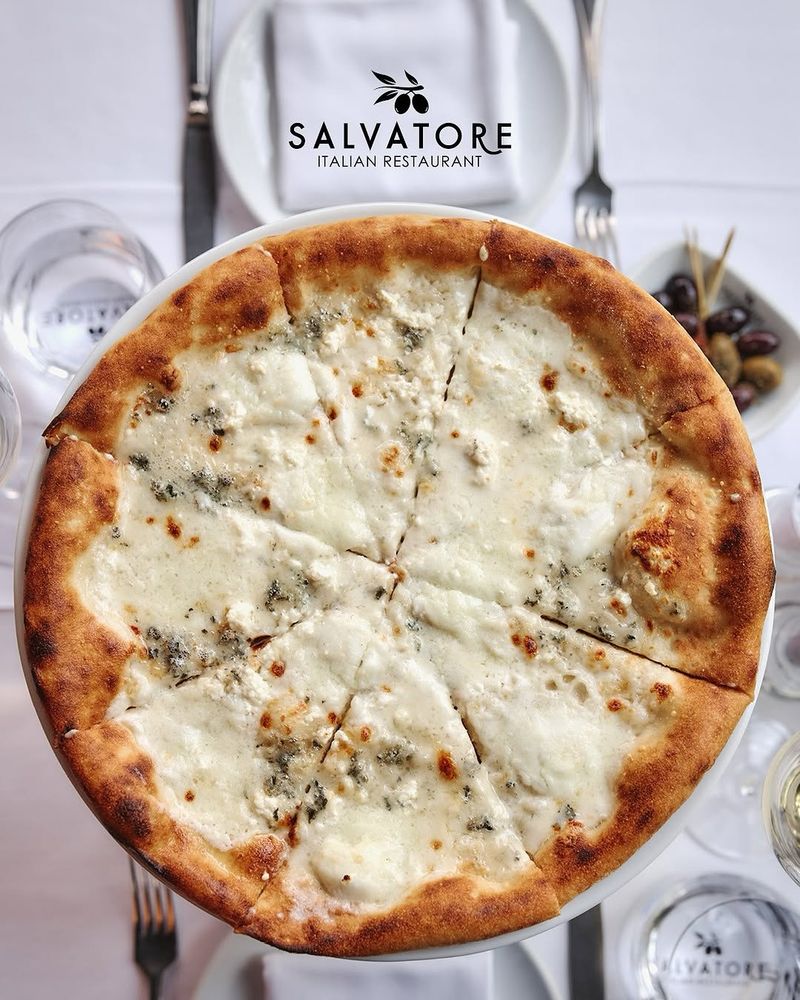 Four-Cheese Pizza