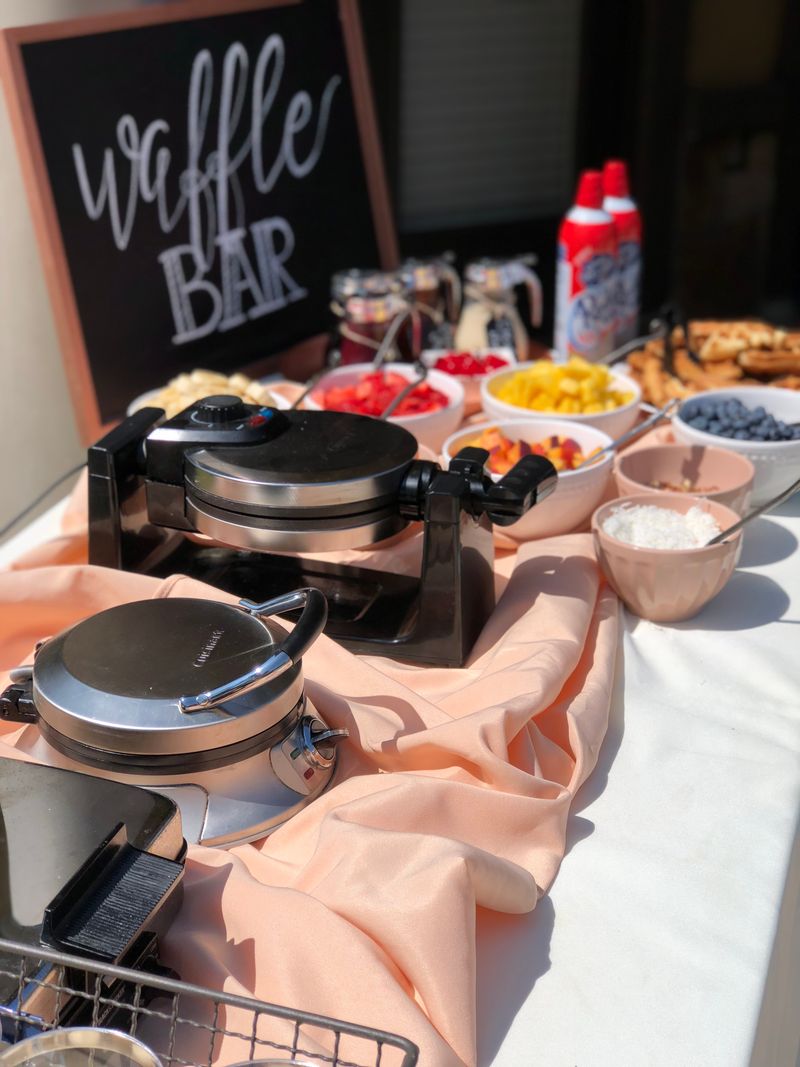 DIY Waffle Station