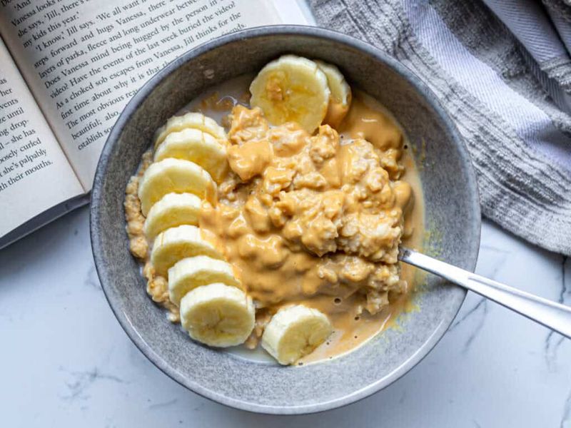 Peanut Butter and Banana Swirl