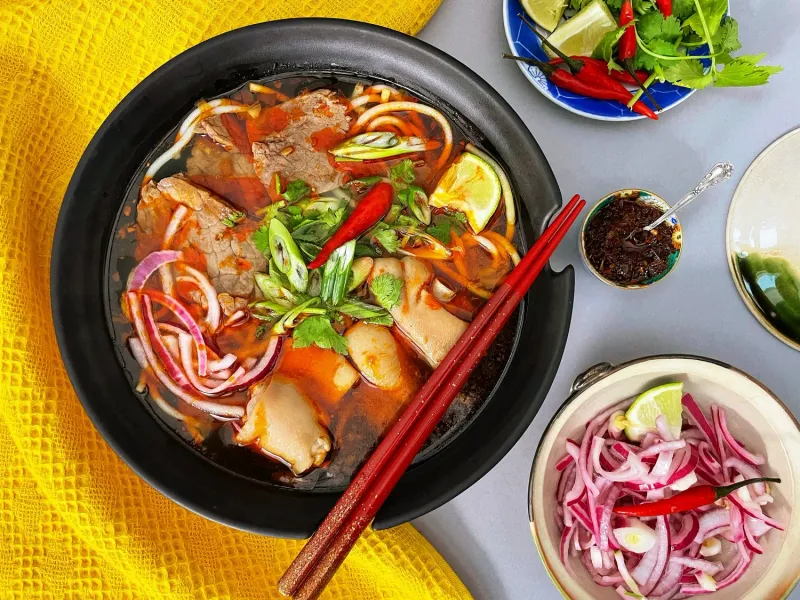 Bun Bo Hue-Inspired Spicy Noodle Soup