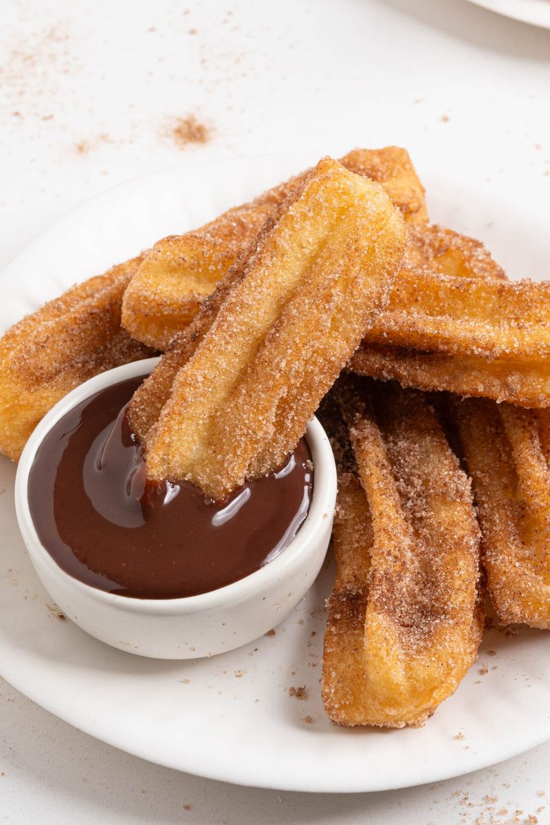 Churros with Chocolate Sauce