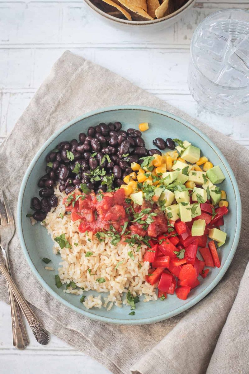 Corn and Black Bean Burrito Bowl