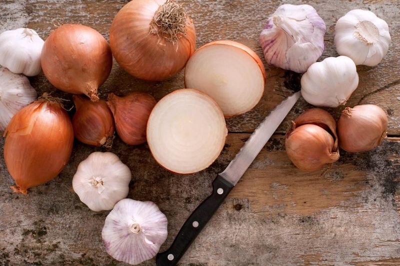 Onions and Garlic