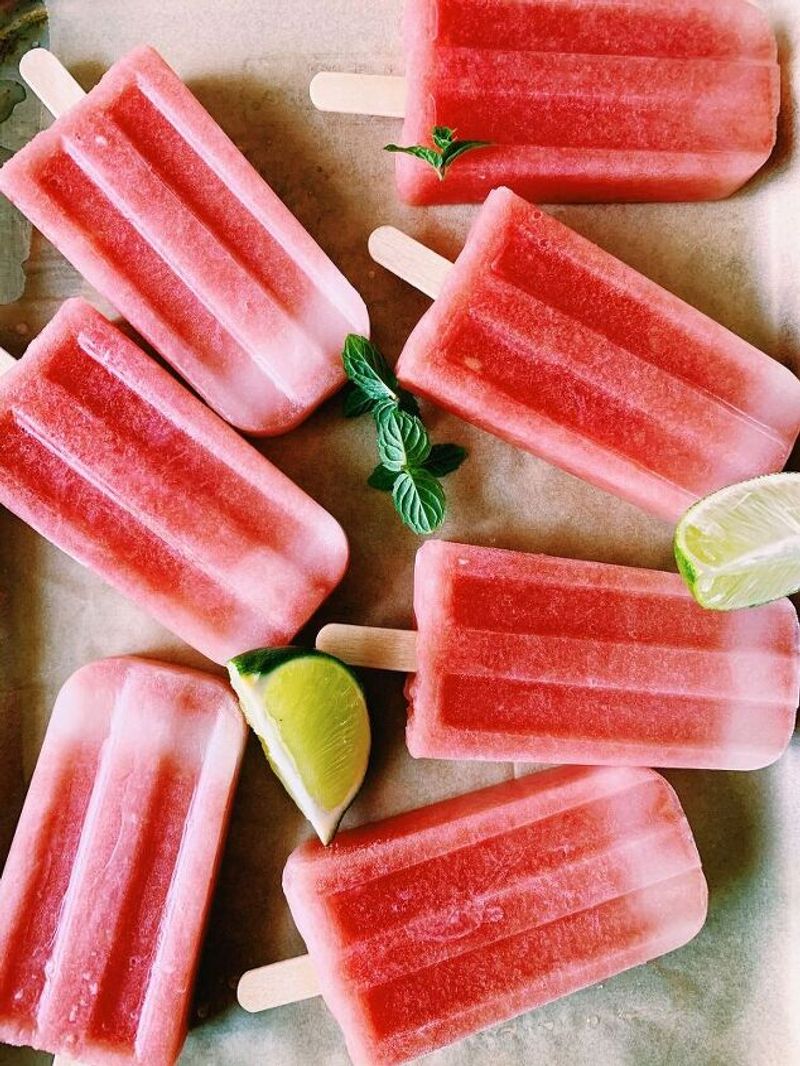 Watermelon Feta Pops