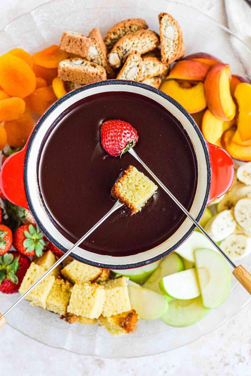 Chocolate Fondue with Dippers