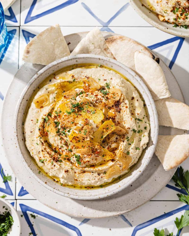 Hummus and Pitta