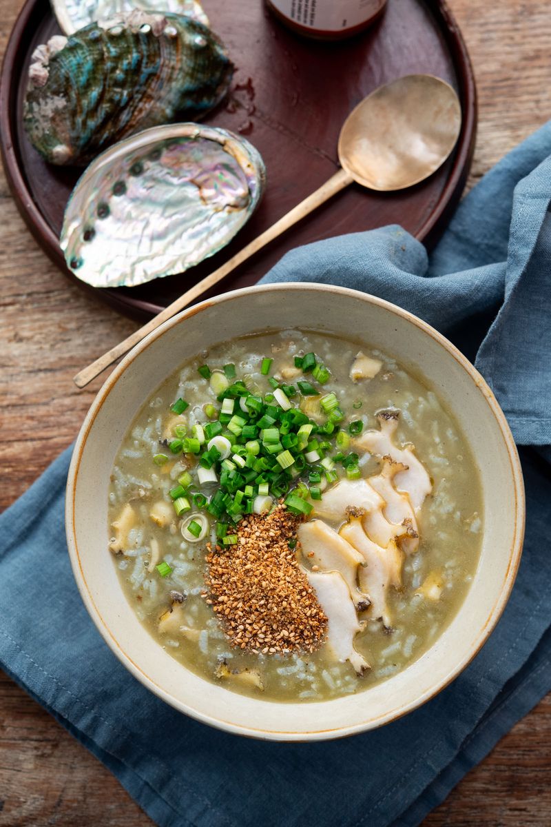 Juk (Korean Congee with Protein Toppings)