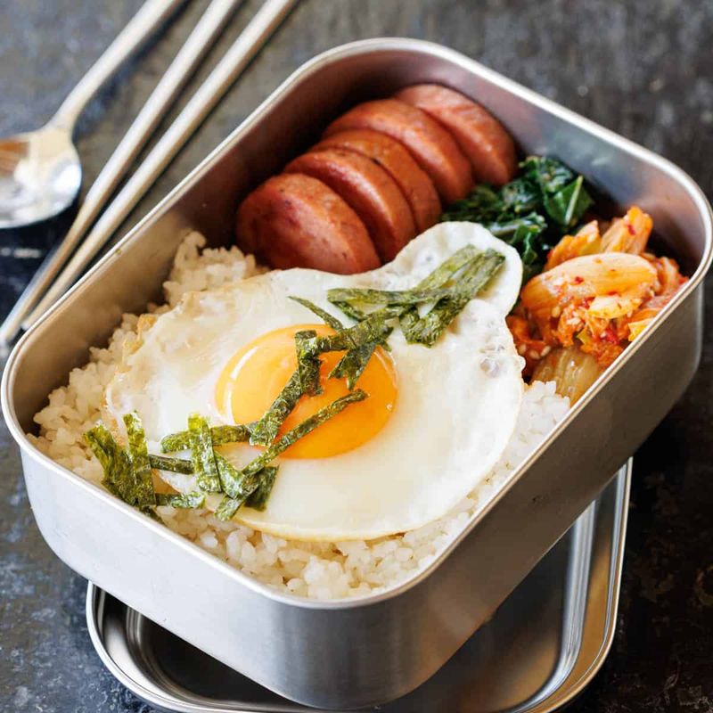 Dosirak (Korean Lunch Box Dinner)