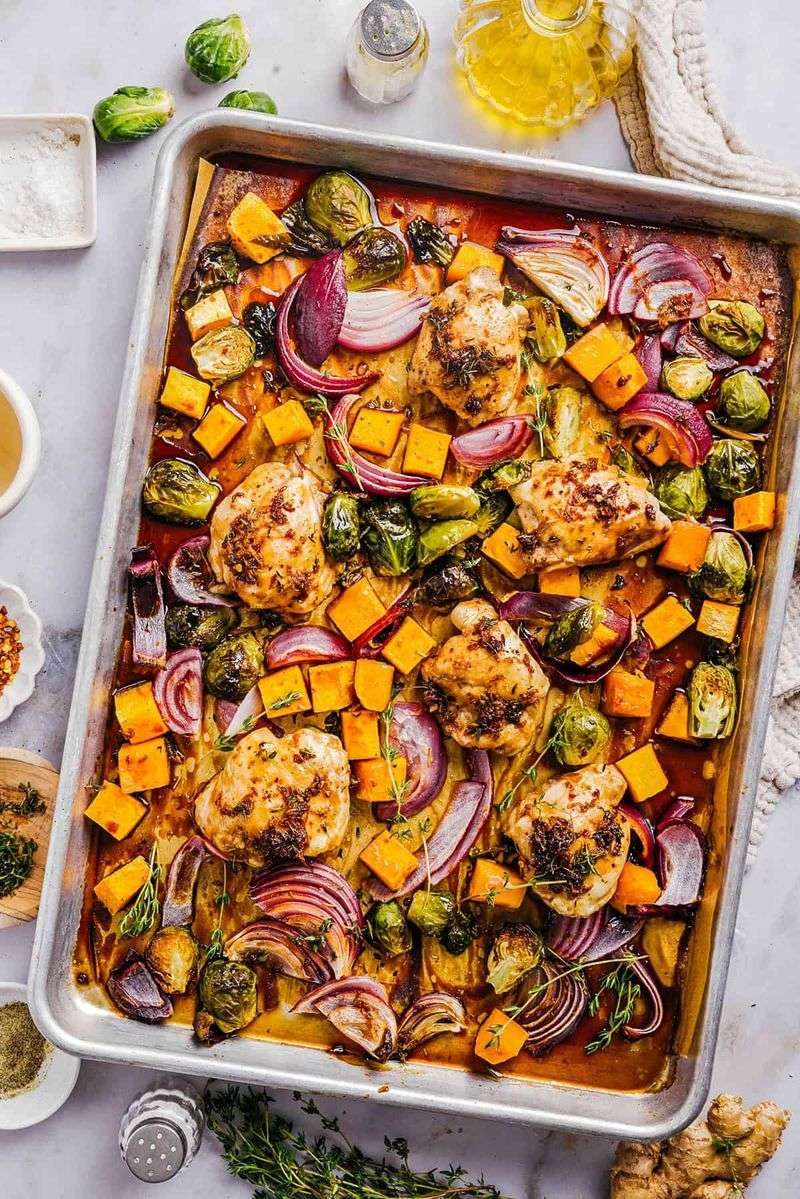 Sheet Pan Chicken and Veggies