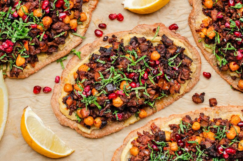 Harissa Lamb Flatbreads