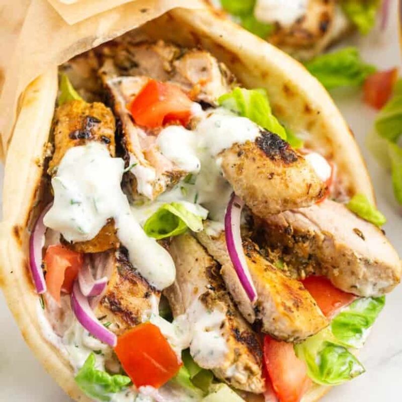 Chicken Gyro Wraps