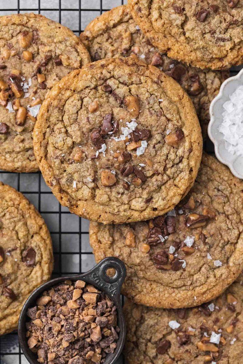 Brown Butter Toffee Biscuits
