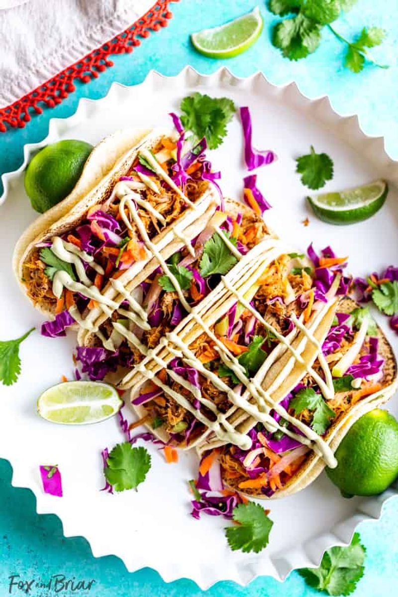 Pulled Pork Tacos With Slaw And Salsa