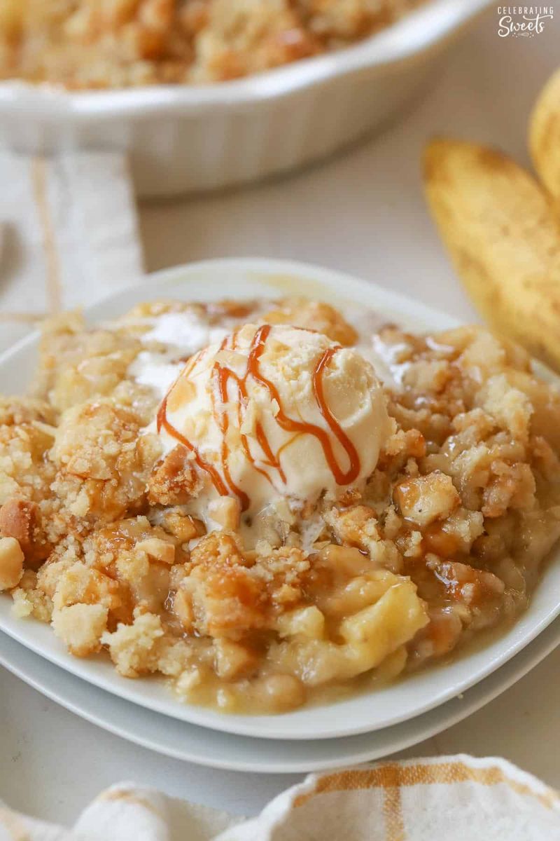 Banana and Toffee Crumble