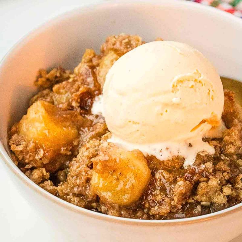 Banana and Toffee Crumble
