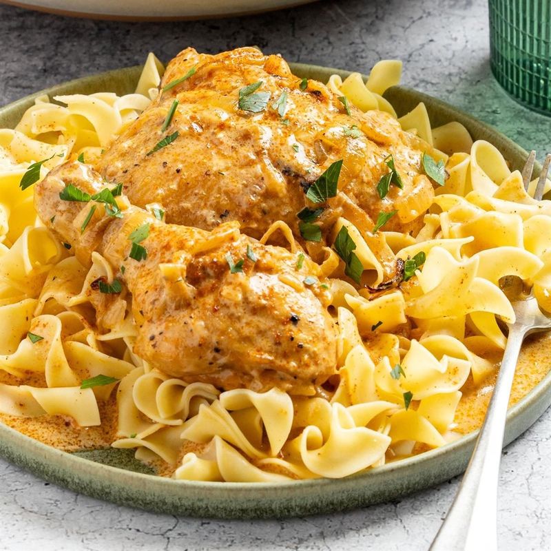 Chicken Paprikash (Csirke Paprikas)