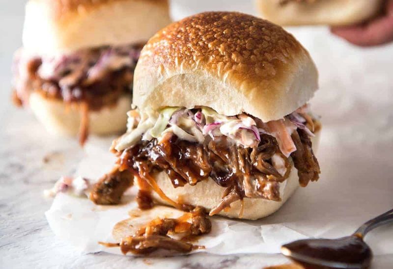 Slow-Cooked Pulled Pork Sandwiches