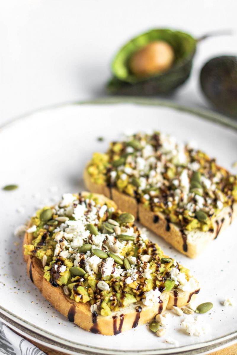 Granola Crumble on Avocado Toast
