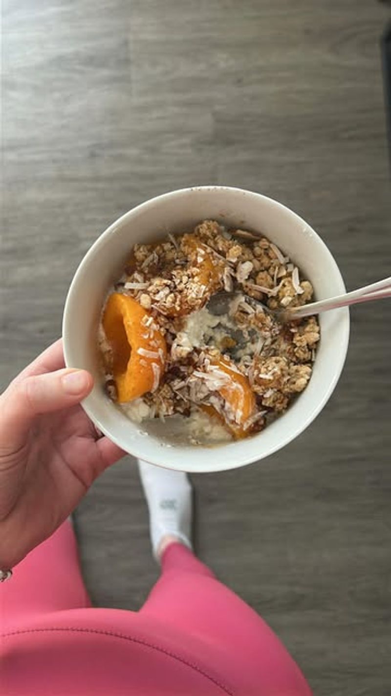 Granola and Cottage Cheese Power Bowl