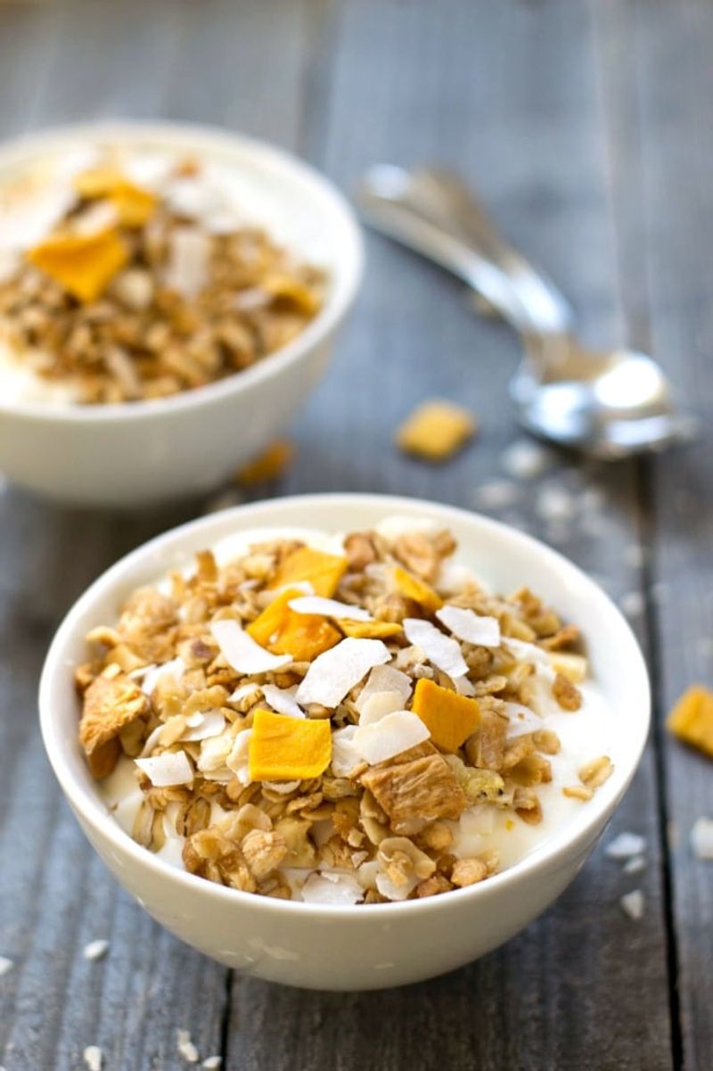 Tropical Granola Bowl with Coconut Milk