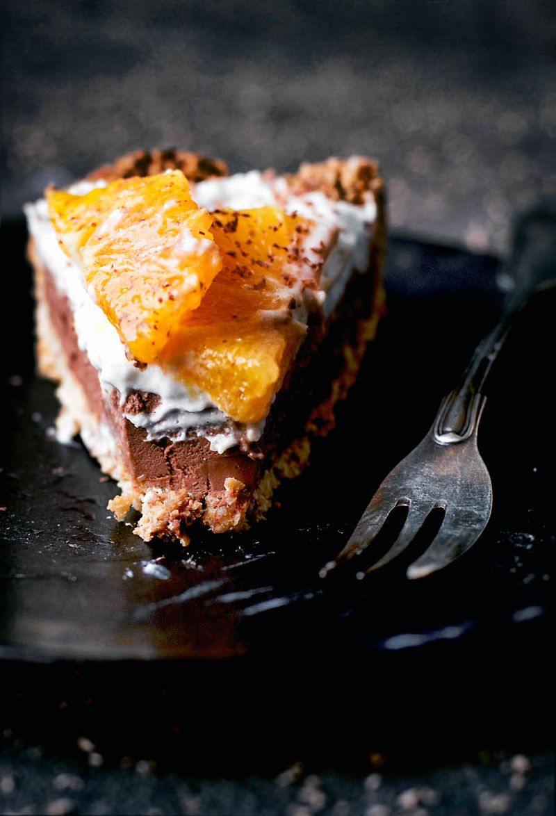 Orange and Dark Chocolate Tart