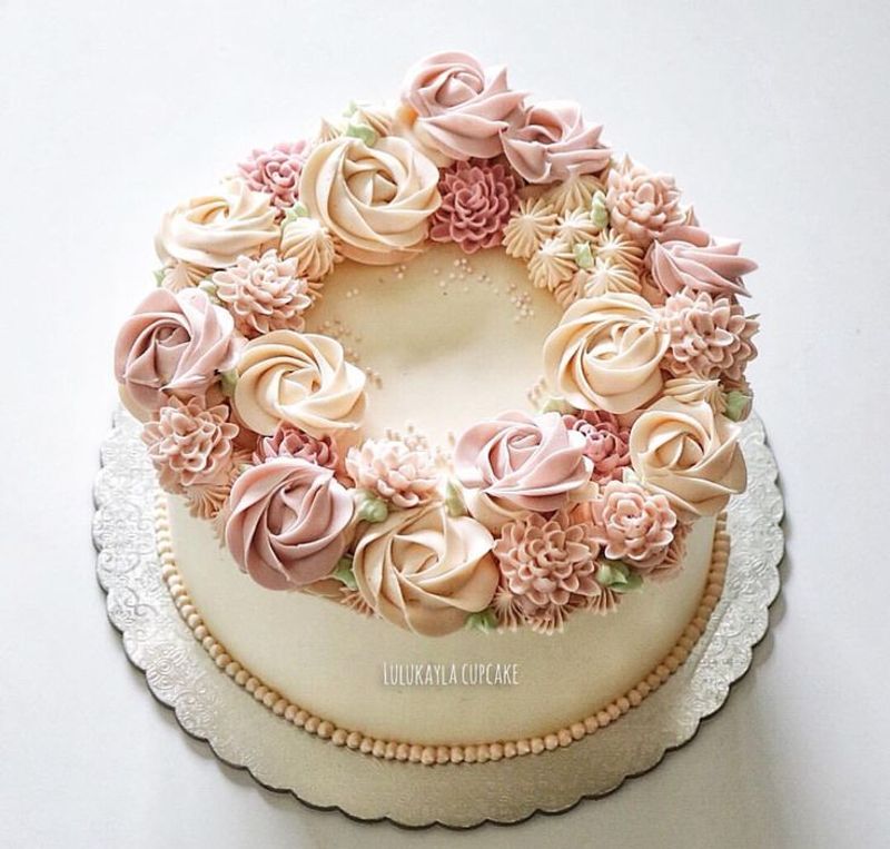 Floral Wreath Cake