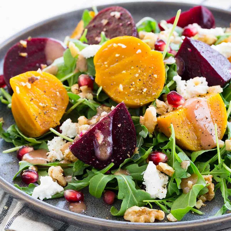 Roasted Beetroot and Goat Cheese Salad