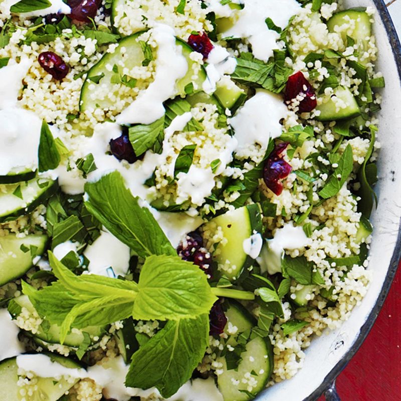 Cucumber and Mint Couscous Salad