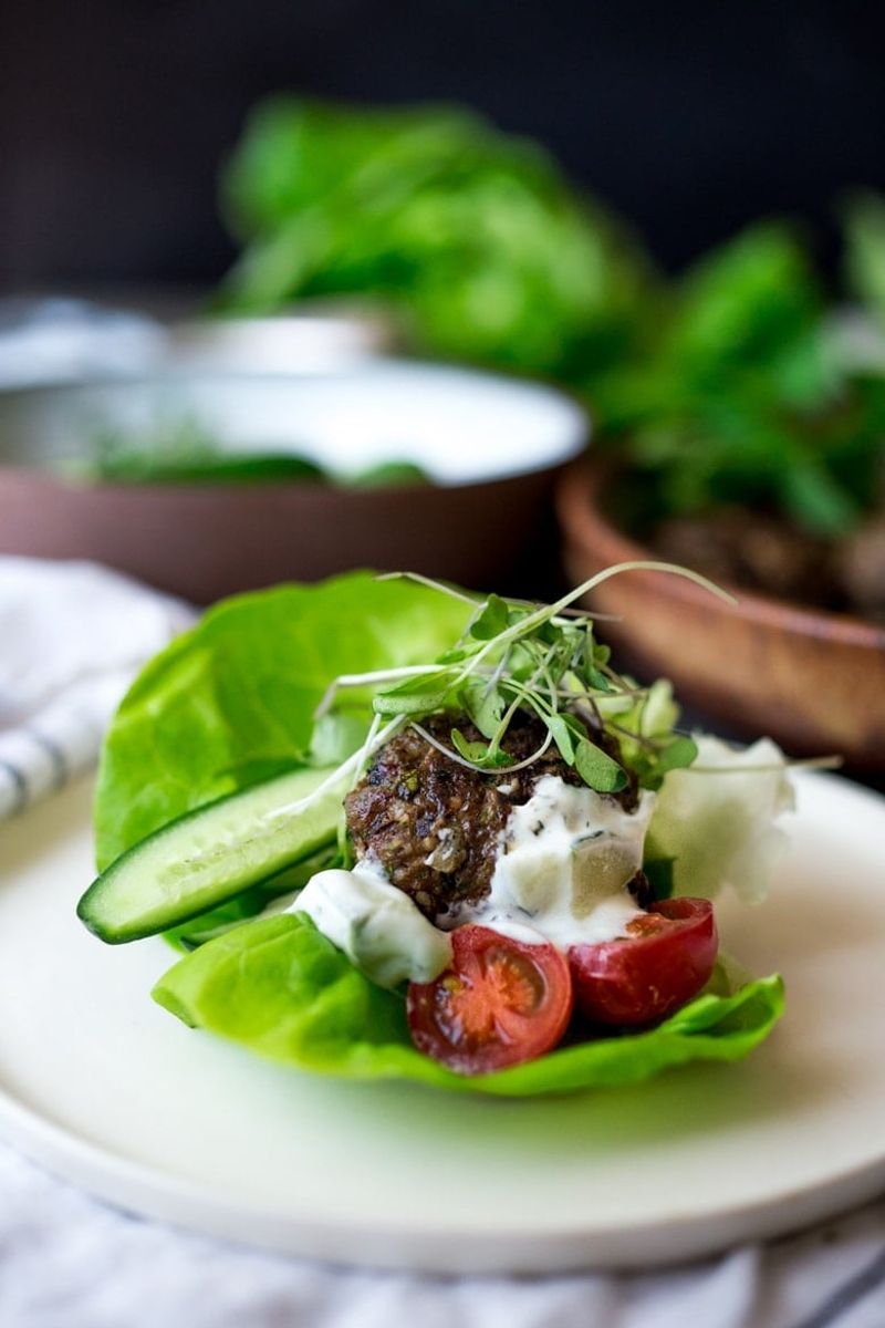 Lamb Kofta Lettuce Cups