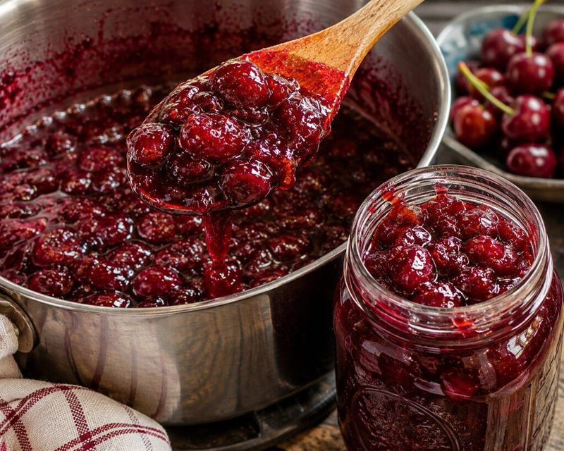 Simmer Cherries Into a Glossy Jam