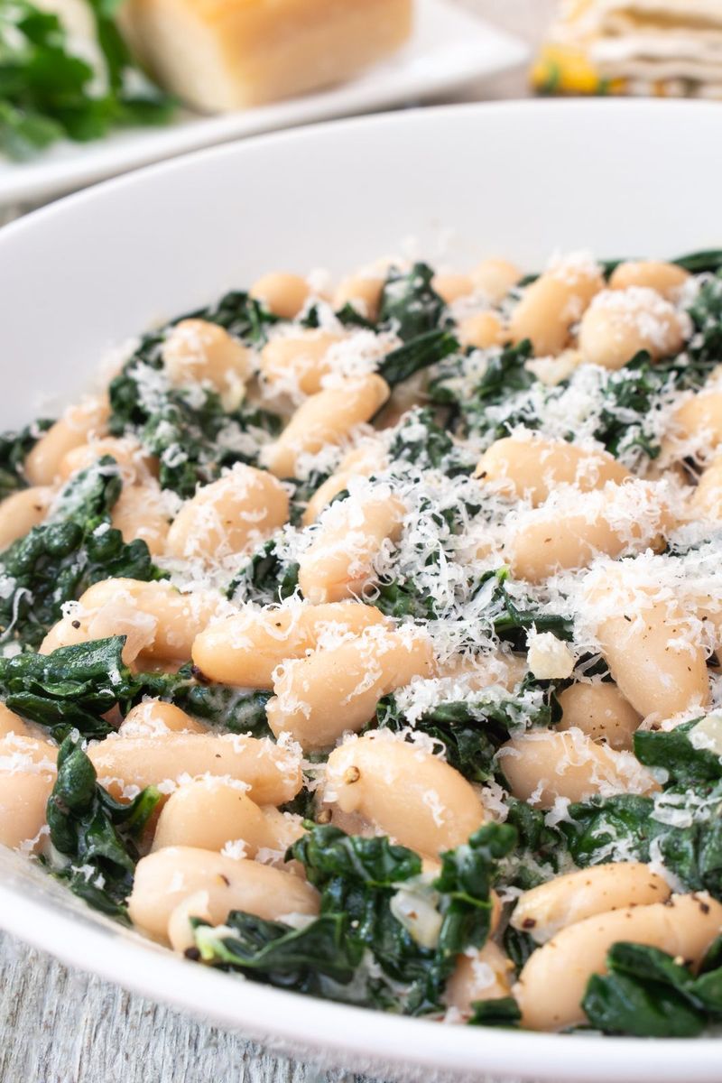 White Bean and Kale Skillet with Lemon Zest