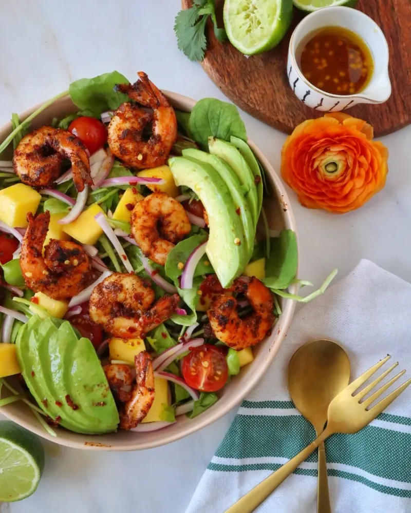 Spicy Shrimp And Avocado Salad