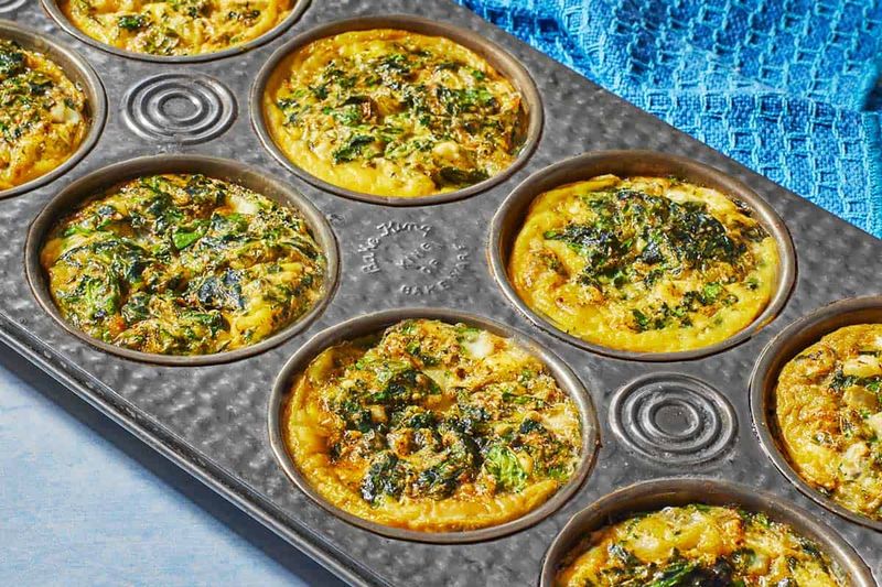 Spanakopita-Inspired Egg Muffins