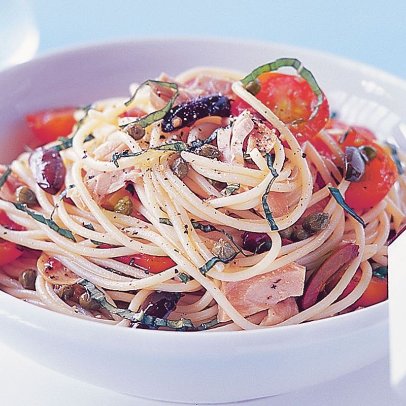 Tuna and Olive Pasta with Capers
