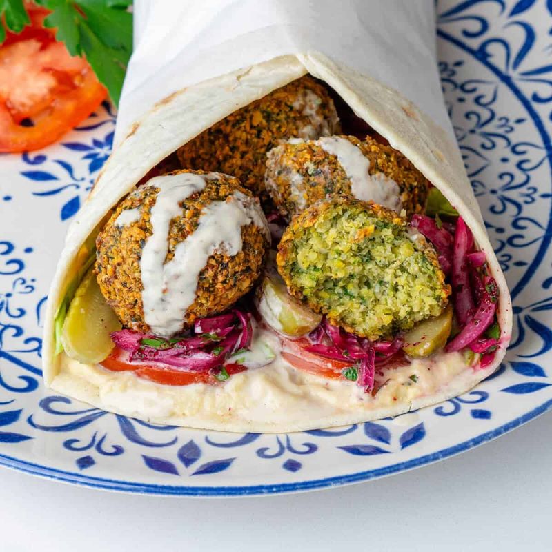 Mediterranean Falafel Wrap