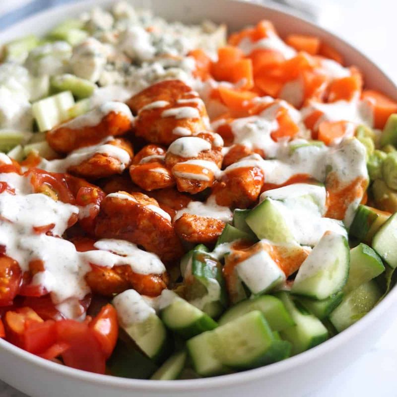Buffalo Chicken Chopped Salad