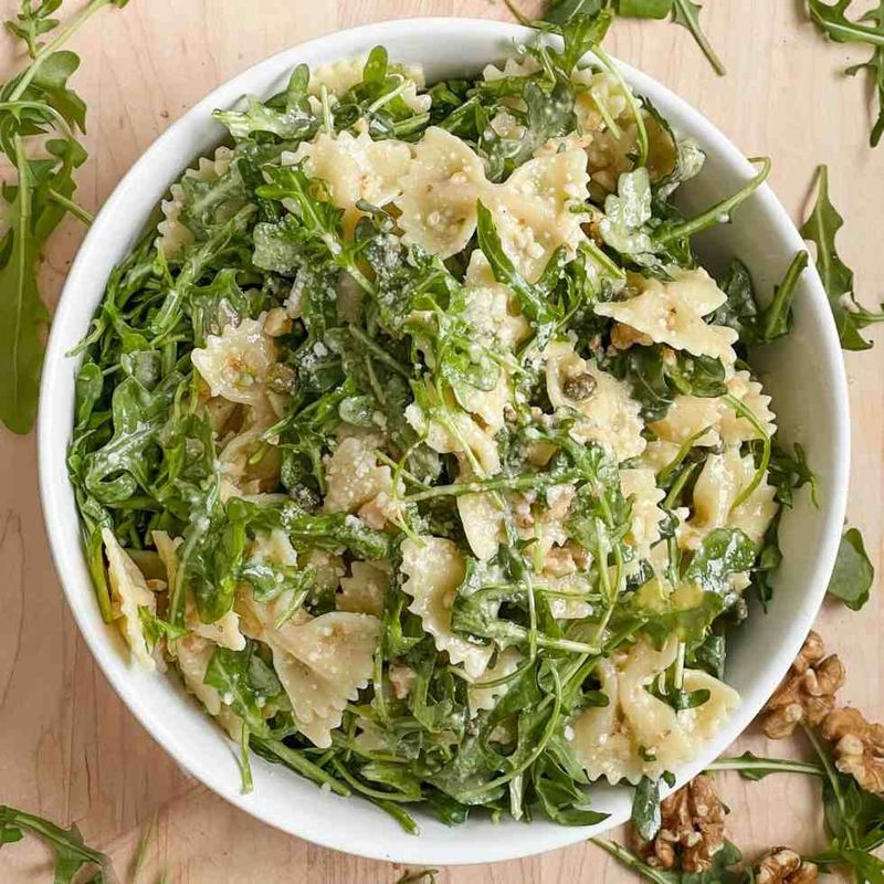 Arugula and Lemon Pasta with Shaved Parmesan