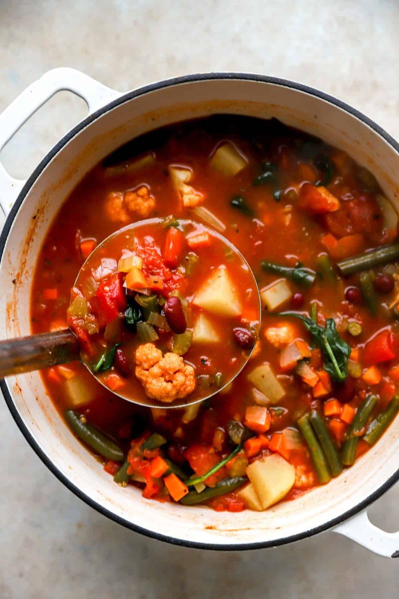 Soup Simmering on the Stove