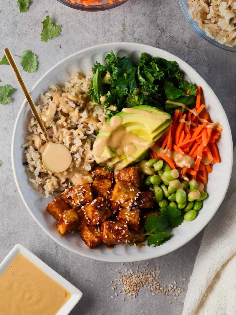 Edamame and Brown Rice Buddha Bowl