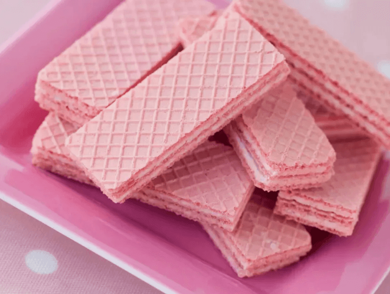 Pink Wafer