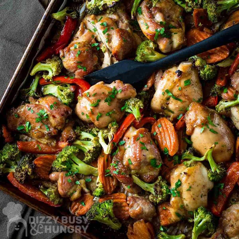 Sheet Pan Honey Garlic Chicken