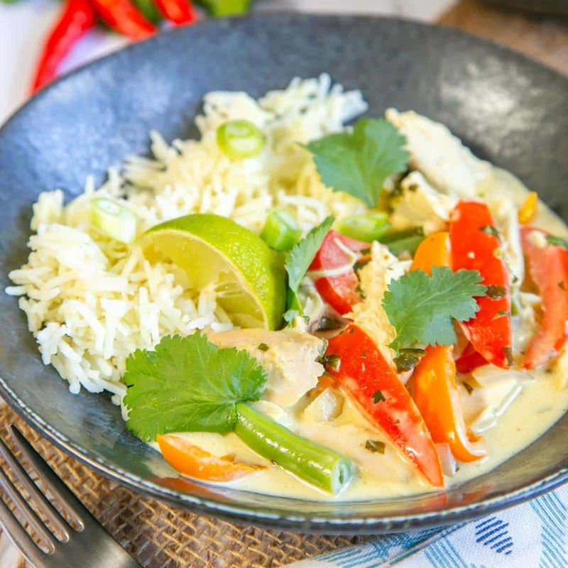 Thai Green Curry with Jasmine Rice