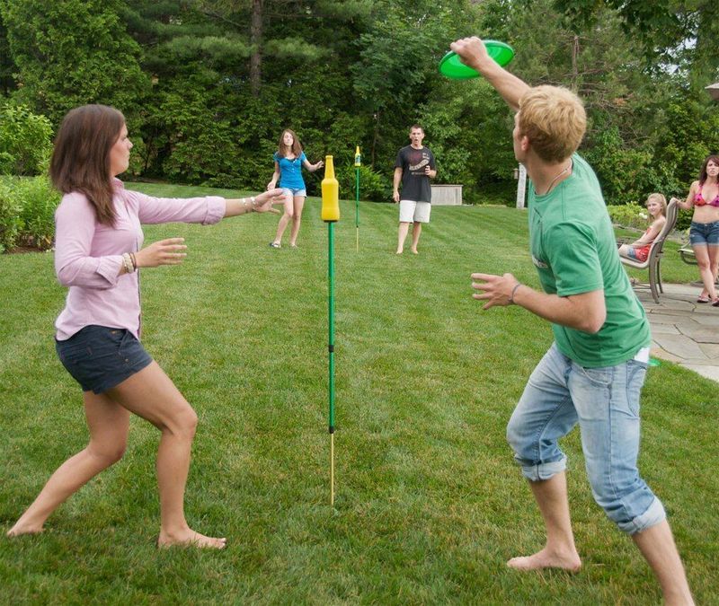 Frisbee and Lawn Games Setup