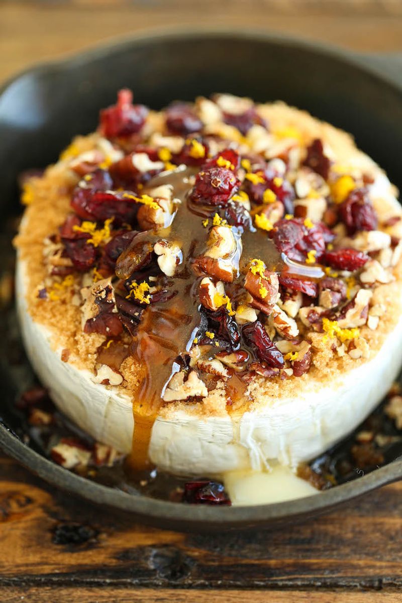Baked Brie With Honey And Nuts